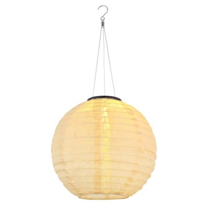 Globo - LED Hanglamp met zonne-energie LED/0,5W/3V IP44 300 mAh beige