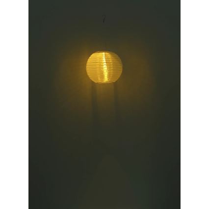 Globo - LED Hanglamp met zonne-energie LED/0,5W/3V IP44 300 mAh beige
