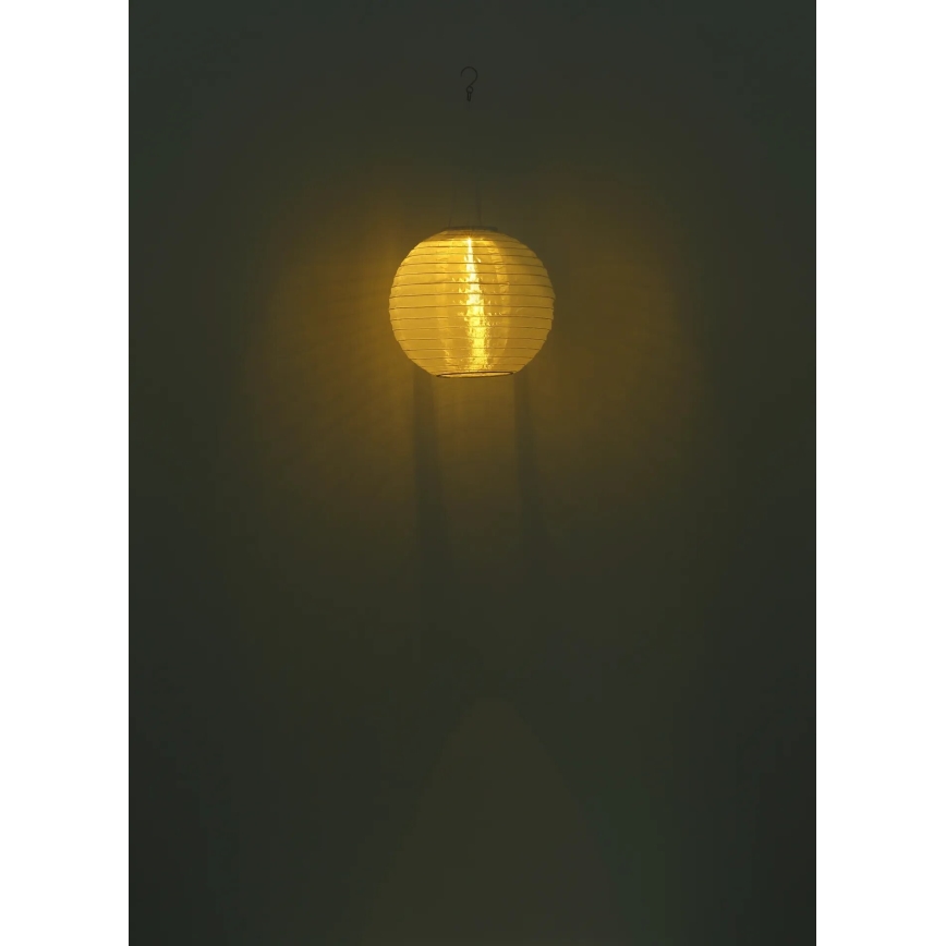 Globo - LED Hanglamp met zonne-energie LED/0,5W/3V IP44 300 mAh beige