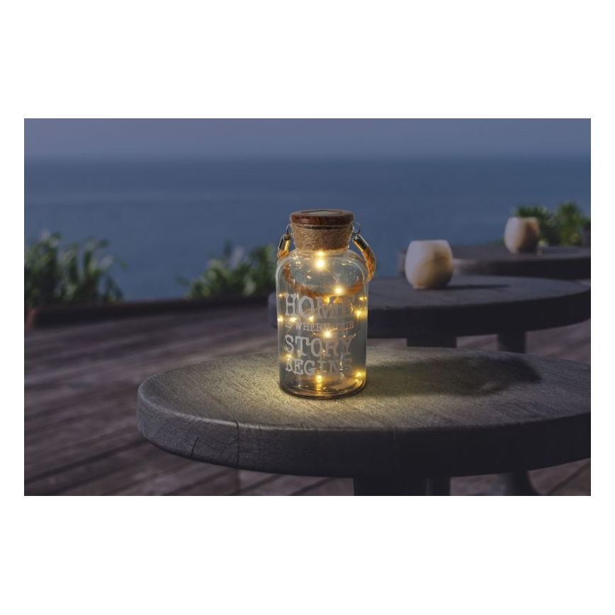 Globo - Éclairage solaire LED/0,6W/3,2V IP44 200 mAh