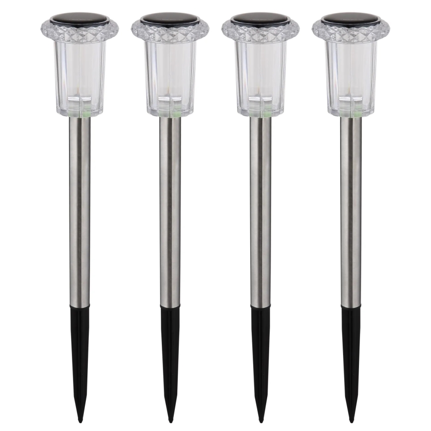 Globo - LOT 4x Éclairage solaire LED/0,06W/1,2V IP44