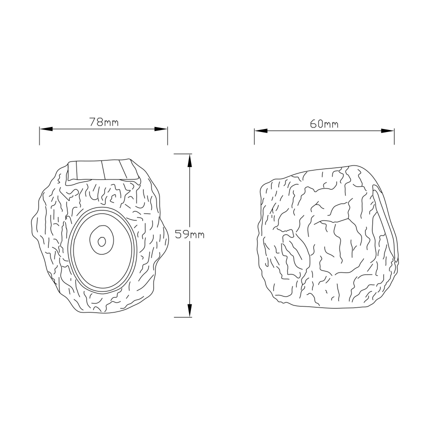 Globo - LED zonnelamp LED/0,07W/3V IP44 600 mAh