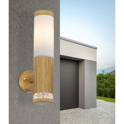 Globo - Wand Lamp voor Buiten 1xE27/15W/230V IP44