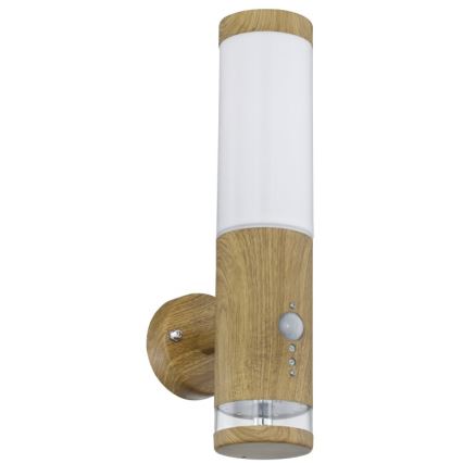 Globo - Wand Lamp voor Buiten met Sensor 1xE27/15W/230V IP44