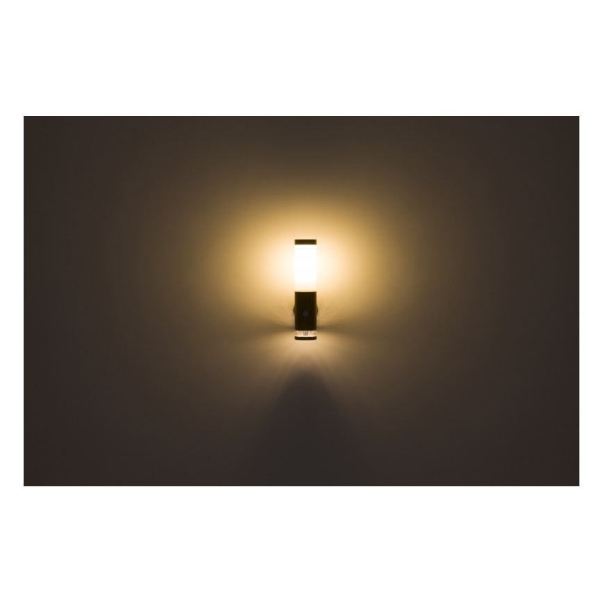 Globo - Wand Lamp voor Buiten met Sensor 1xE27/15W/230V IP44