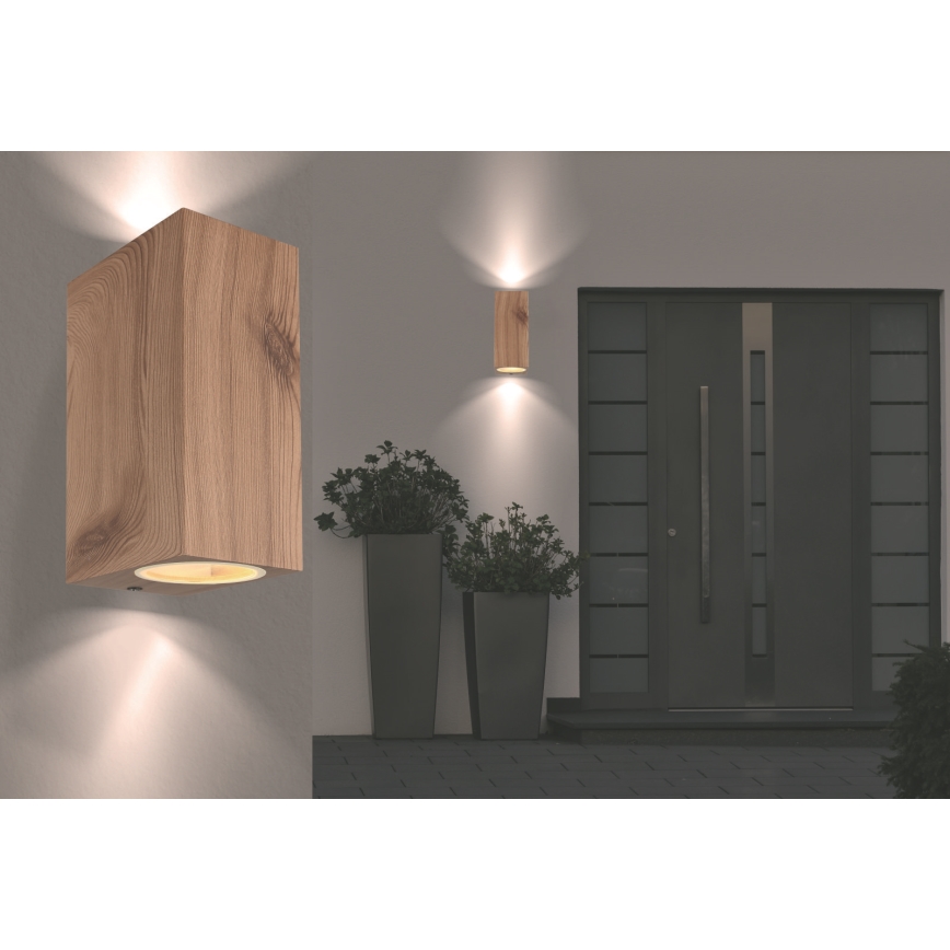 Globo - Wandlamp voor buiten 2xGU10/35W/230V IP44