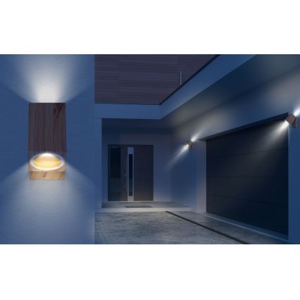 Globo - Wandlamp voor buiten 1xGU10/35W/230V IP44