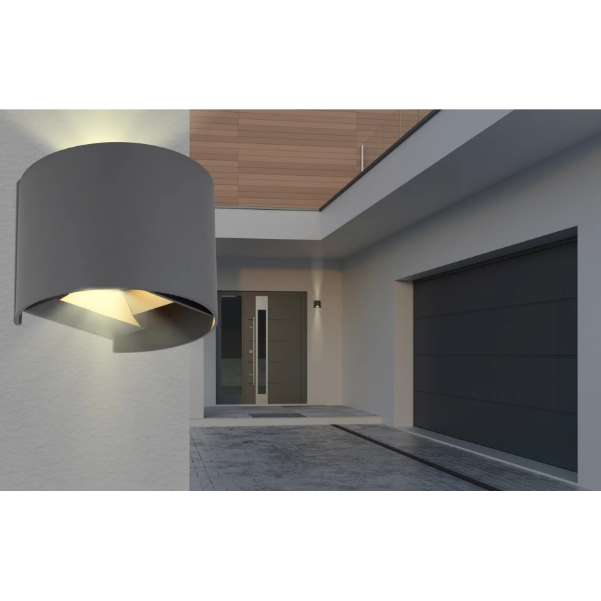 Globo - LED buitenwandlamp 2xLED/3W/230V IP54