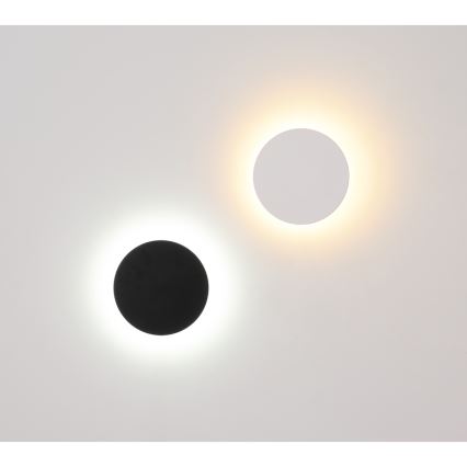 Globo - LED Buitenwandlamp LED/15W/230V 3000/4000/6000K Ø 25,2 cm IP44 wit