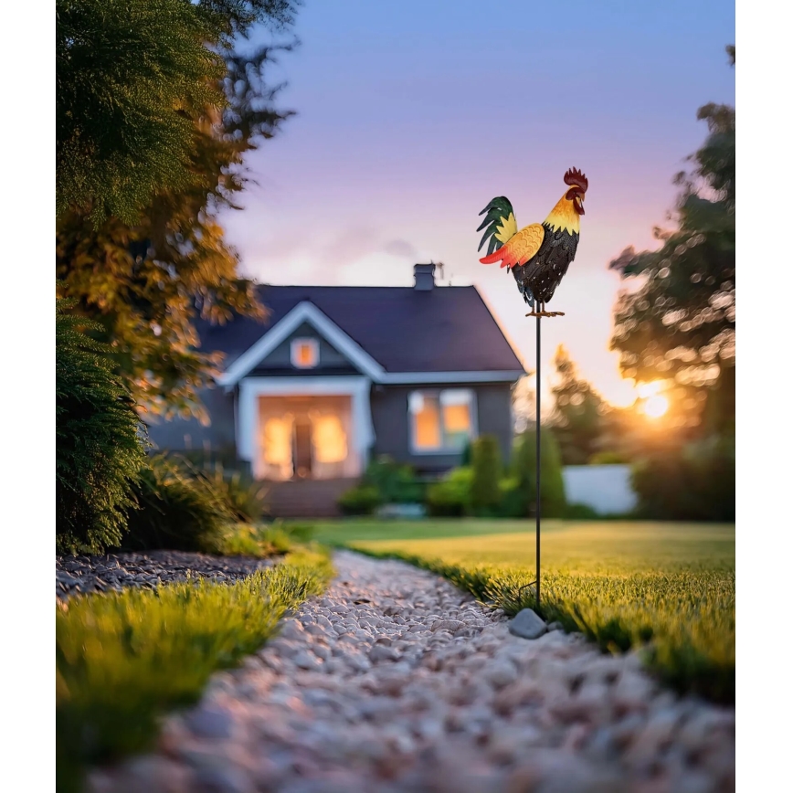 Globo - LED Solar decoratie LED/0,02W/3V IP44 haan
