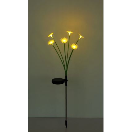 Globo - bloemvormige LED-zonnelamp 6xLED/3V IP44 600 mAh
