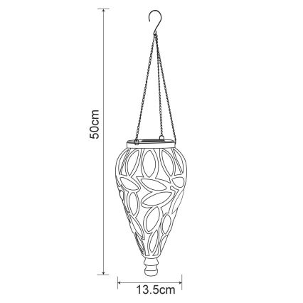 Globo - Éclairage solaire LED/0,9W/3,2V IP44 transparent