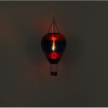 Globo - LED Hanger zonnedecoratie 24xLED/0,2W/3V IP44 Vliegende ballon