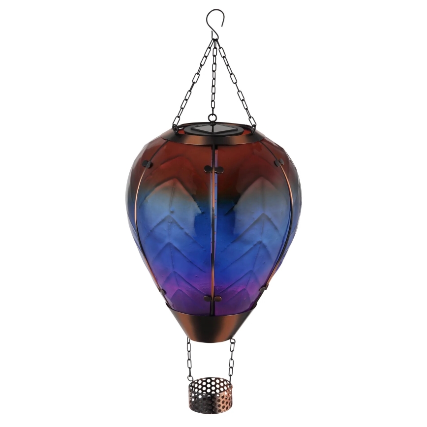 Globo - LED Hanger zonnedecoratie 24xLED/0,2W/3V IP44 Vliegende ballon