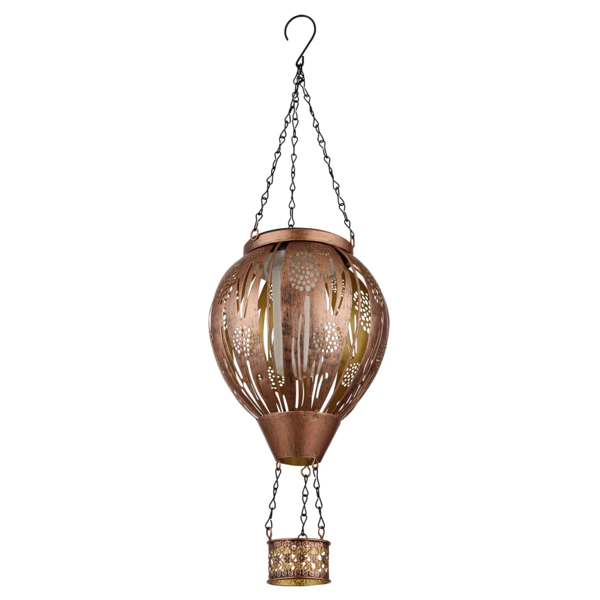 Globo - Décoration solaire suspendue 12xLED/0,02W/3V IP44 montgolfière