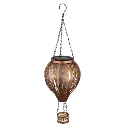 Globo - Décoration solaire suspendue 12xLED/0,02W/3V IP44 montgolfière