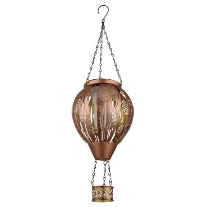 Globo - LED Hangende zonne-energie decoratie 12xLED/0,02W/3V IP44 300 mAh vliegende ballon