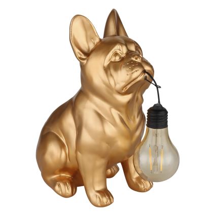 Globo - Luminaire solaire LED 3V IP44 300 mAh, chien doré