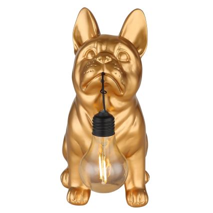 Globo - Luminaire solaire LED 3V IP44 300 mAh, chien doré