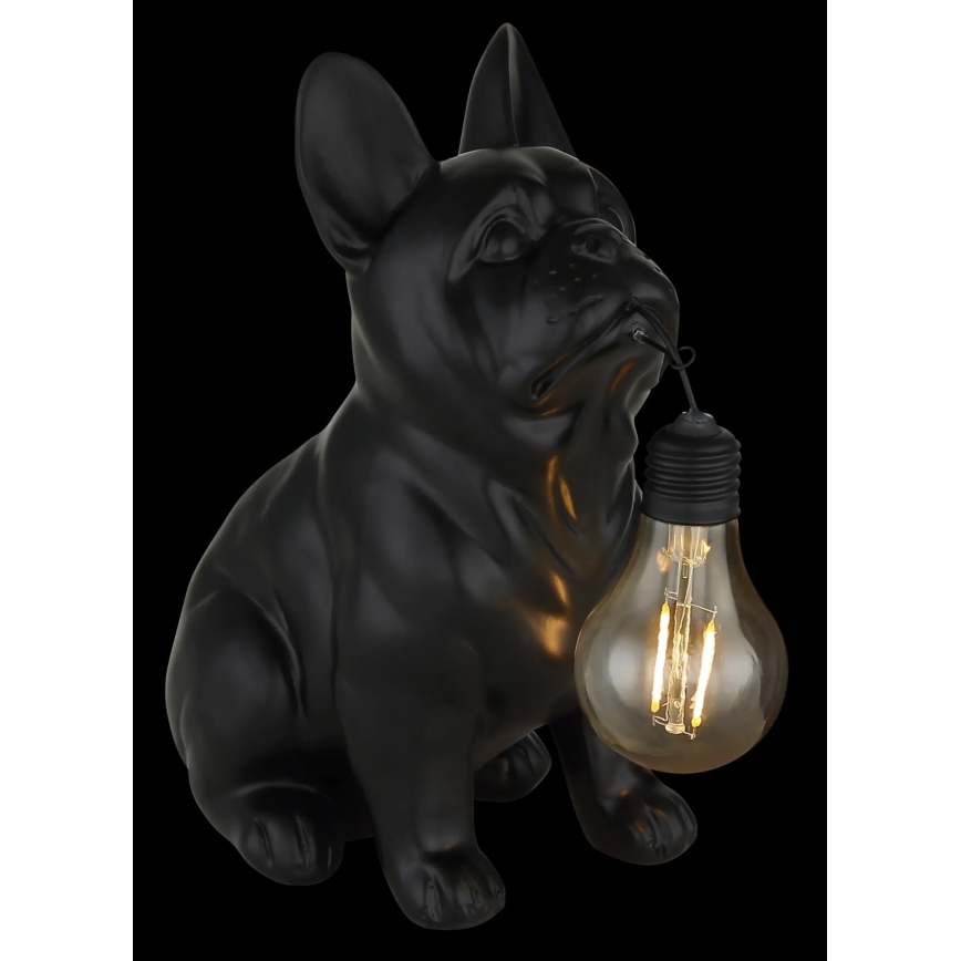 Globo - Lampe solaire LED/3V IP44 300 mAh chien noir