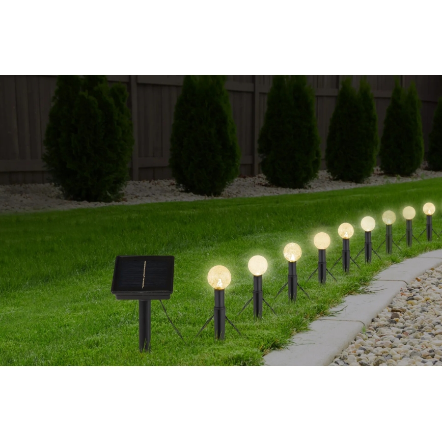Globo - Guirlande solaire RGB 20xLED/0,06W/3V 770 cm IP44