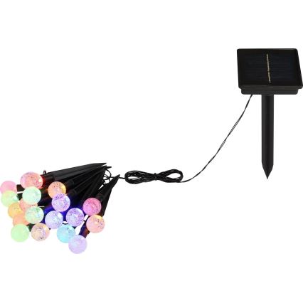 Globo - Guirlande solaire RGB 20xLED/0,06W/3V 770 cm IP44