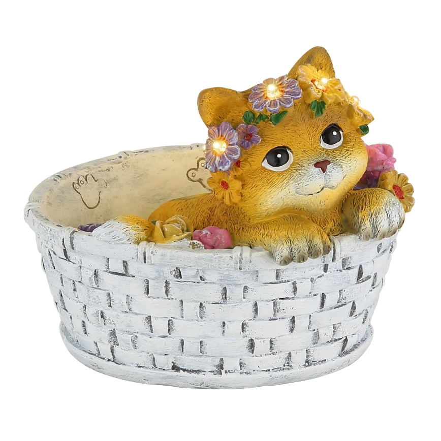 Globo - Lampe solaire LED/1,2V IP44 300 mAh chat