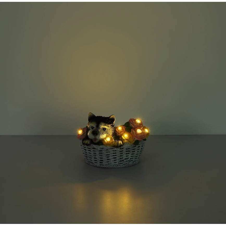 Globo - Luminaire solaire LED 1,2V IP44 300 mAh chien