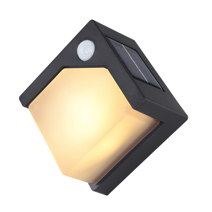 Globo - LED-lamp op zonne-energie met een sensor LED/0,48W/3V IP44 600 mAh