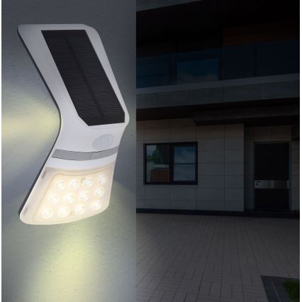 Globo - LED Solar lamp met een sensor LED/1,5W/3V IP44 16,2 cm