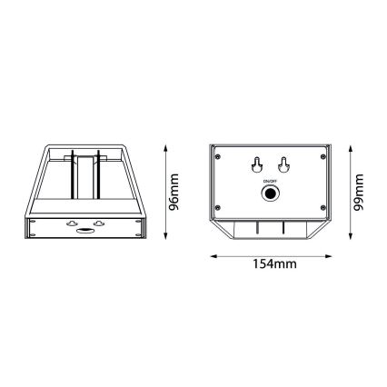 Globo - Éclairage solaire LED/6W/3,2V 3000K IP54 1300 mAh