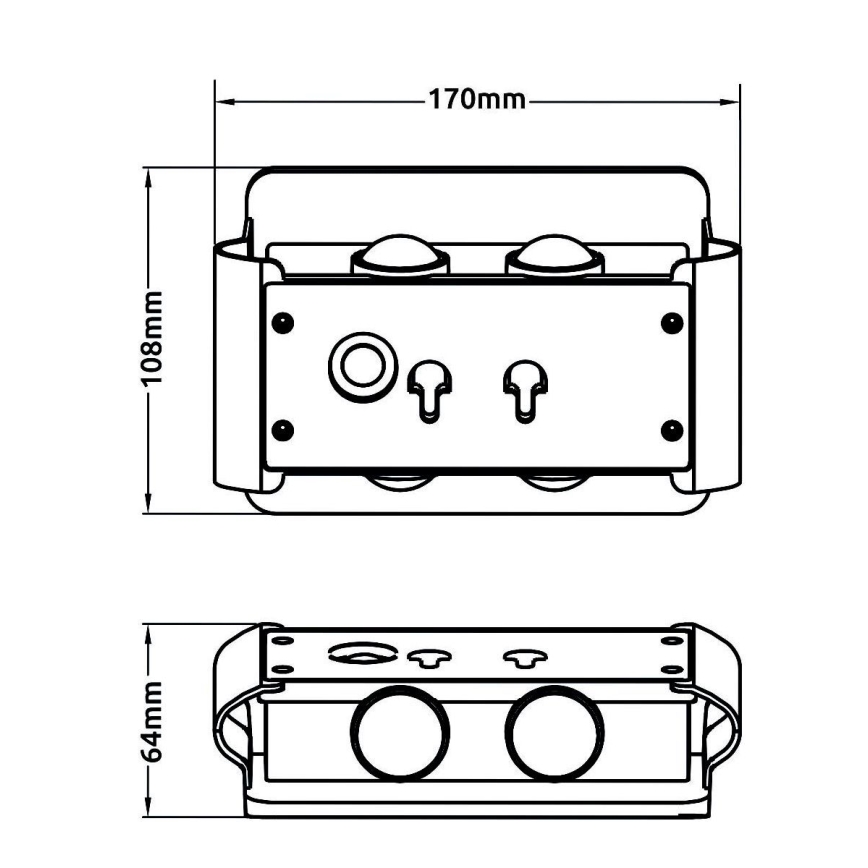 Globo - Éclairage solaire LED/1W/3,2V 3000K IP54