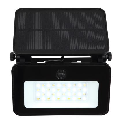 Globo - Luminaire solaire LED dimmable avec capteur, 8 W / 5 V, 3000 / 4000 / 6500 K, IP65, 2200 mAh
