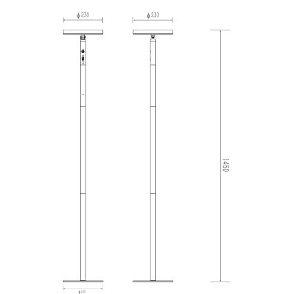 Globo - LED Zonne-energie lamp LED/6W/3,7V IP54 4400 mAh