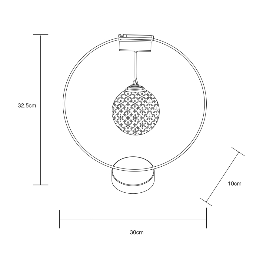 Globo - LED Solar lamp LED/0,06W/1,2V zilver IP44