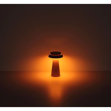 Globo - Lampe solaire tactile à intensité variable LED/4W/3,7W IP54 rose