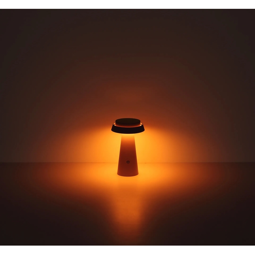 Globo - Lampe solaire tactile à intensité variable LED/4W/3,7W IP54 rose