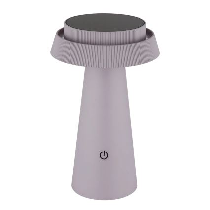Globo - Lampe solaire tactile à intensité variable LED/4W/3,7W IP54 rose