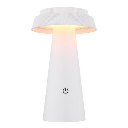 Globo - Lampe solaire tactile à intensité variable LED/4W/3,7W IP54 blanc