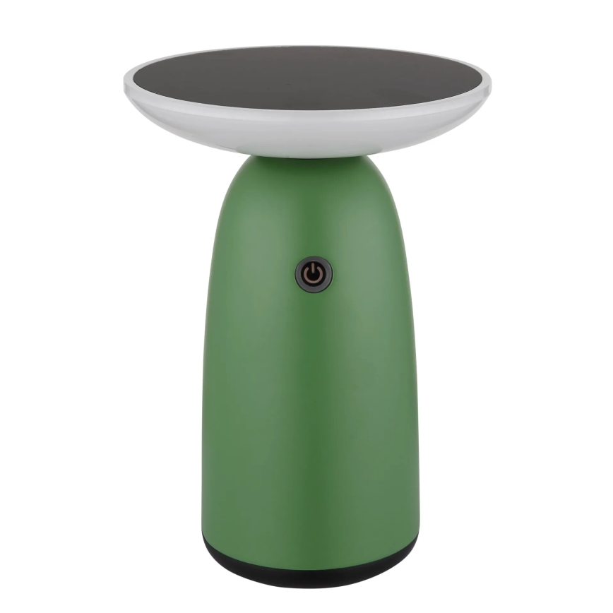 Globo - LED Dimbaar zonne- aanraken lamp LED/10W/3,7V IP54 groen