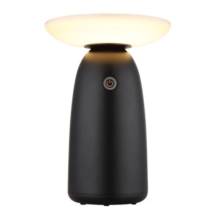 Globo - LED dimbare solar touchlamp LED/10W/3,7V IP54 3600 mAh zwart