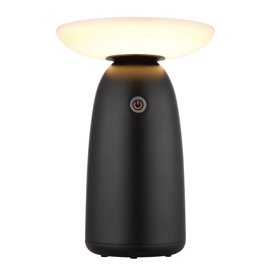 Globo - LED dimbare solar touchlamp LED/10W/3,7V IP54 3600 mAh zwart