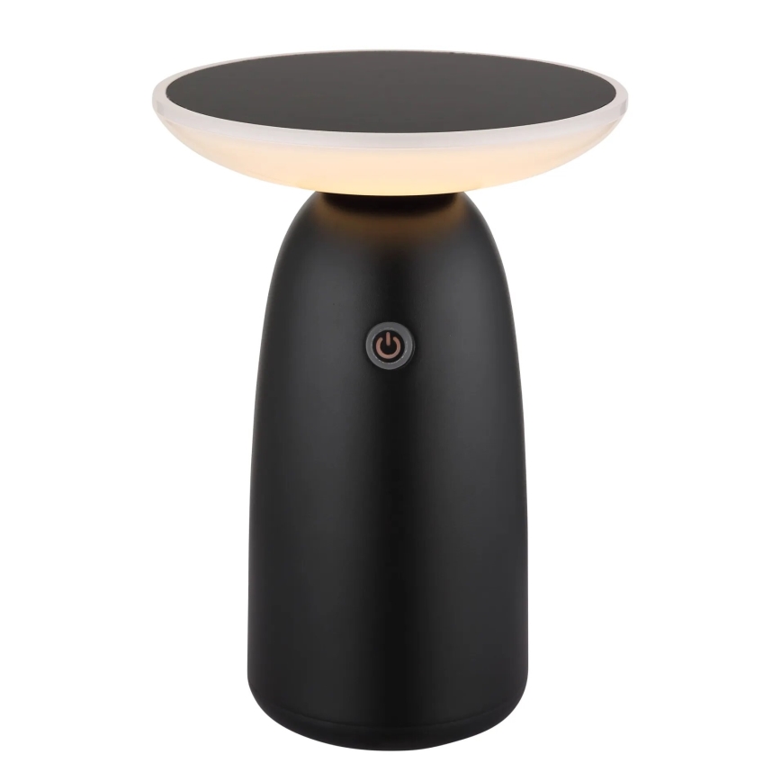 Globo - LED dimbare solar touchlamp LED/10W/3,7V IP54 3600 mAh zwart