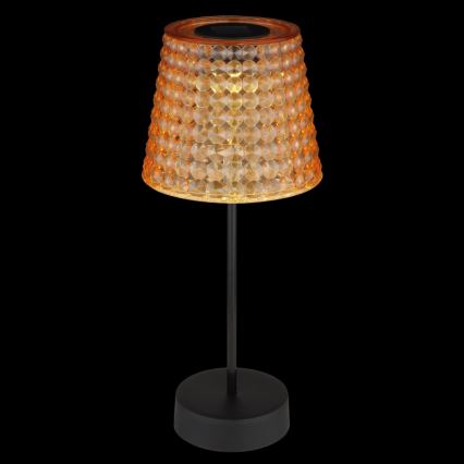 Globo - LOT 2x Éclairage solaire LED/0,06W/3V IP44 40 mAh orange