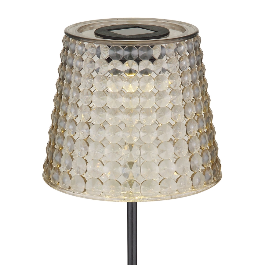 Globo - SET 2x LED Solar lamp LED/0,06W/3V IP44 grijs