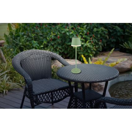 Globo - LED Solar lamp LED/0,06W/3V 3000K IP44 groen