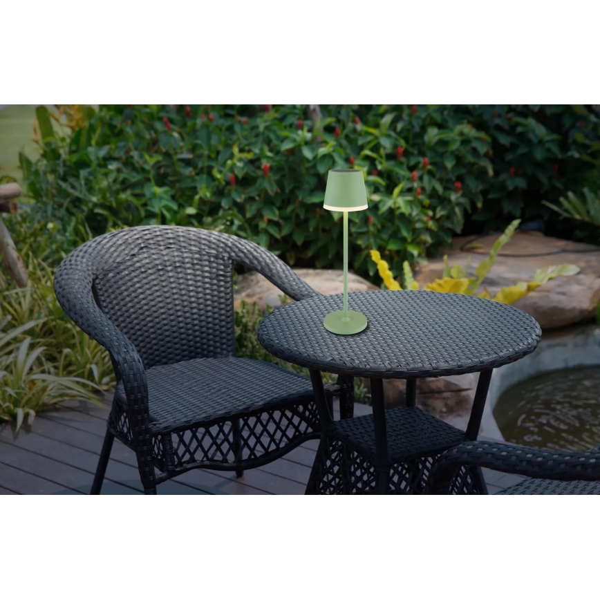 Globo - LED Solar lamp LED/0,06W/3V 3000K IP44 groen