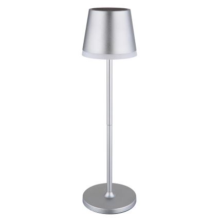 Globo - LED Solar lamp LED/0,6W/3V 3000K IP44 1200 mAh mat chroom