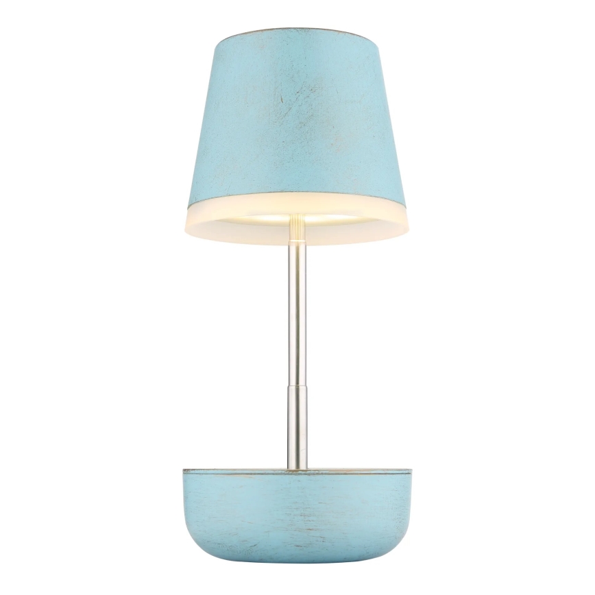 Globo - Lampe solaire 10xLED/0,06W/3V IP44 800 mAh bleu