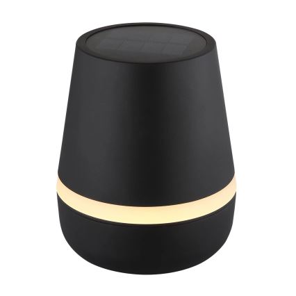 Globo - Lampe solaire 10xLED/0,06W/3V IP44 800 mAh noir
